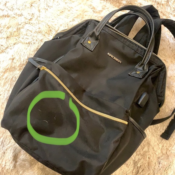 Kroser backpack with laptop protection/usb charge port. Black. Great work/travel - Picture 9 of 10